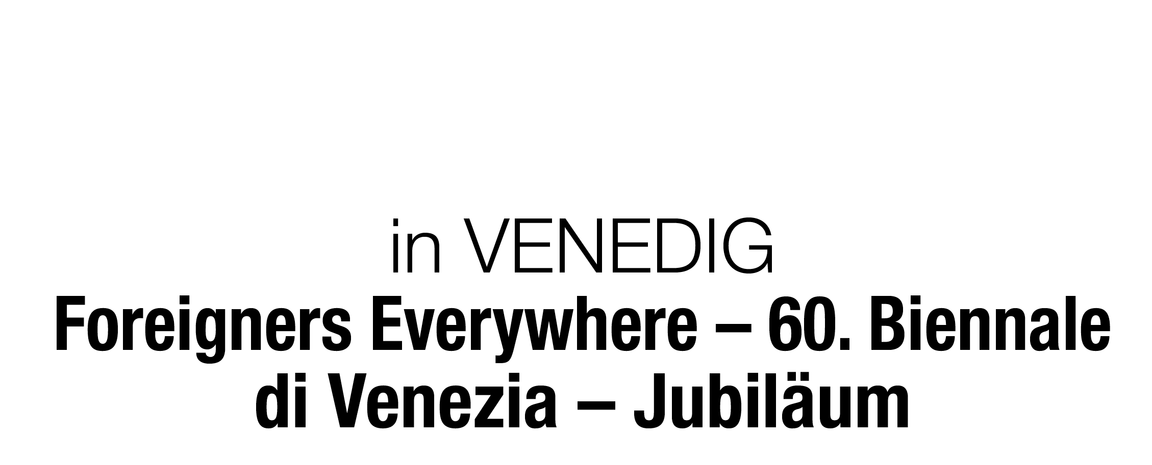 Venedig mit Biennale Arte 2024